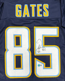 Chargers ANTONIO GATES Signed Custom Replica Blue Los Angeles Jersey AUTO - BAS