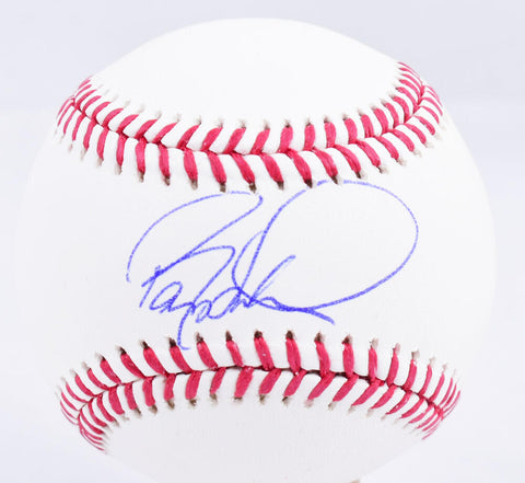 Barry Larkin Autographed Rawlings OML Baseball - Beckett W Hologram *Blue