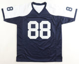 Dez Bryant Signed Dallas Cowboys Throwback Jersey (Beckett) 3xPro Bowl Receiver