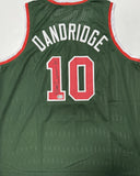BOB DANDRIDGE Signed Custom Replica Green Jersey AUTO - Milwaukee Bucks - BAS