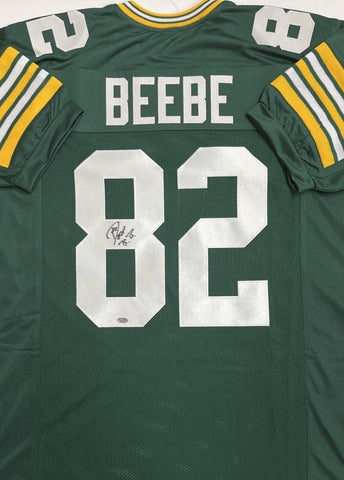 Packers SB XXXI Champ DON BEEBE Signed Custom Replica Green Jersey AUTO -JSA