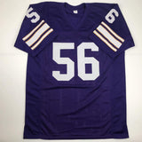 Autographed/Signed Chris Doleman HOF 12 Minnesota Purple Football Jersey JSA COA