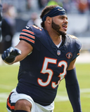 T. J. Edwards Signed Chicago Bears Jersey "Bear Down" (Beckett) Ex Wisconsin LB