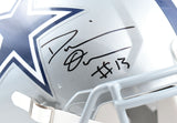 DeMarvion Overshown Signed Cowboys F/S Speed Authentic Helmet - Beckett W Holo