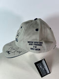 Wayne Gretzky & Friends Multi-Signed Golf Cap - Gretzky, Sakic, Hull, Weir JSA L