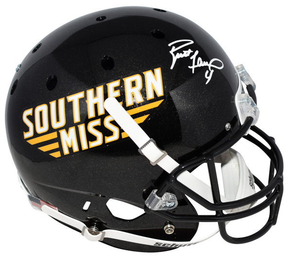 BRETT FAVRE SIGNED SOUTHERN MISS GOLDEN EAGLES FULL SIZE HELMET JSA