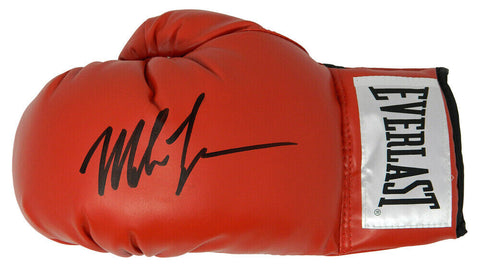 MIKE TYSON Signed Everlast Red Full Size Boxing Glove - SCHWARTZ