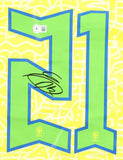 Endrick Signed Brazil National Team Jersey (Beckett) Striker UEFA Super Cup:2024