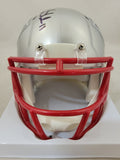 DREW BLEDSOE SIGNED NEW ENGLAND PATRIOTS SPEED MINI HELMET BECKETT