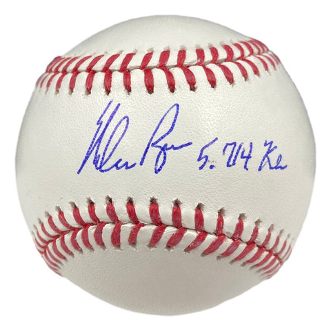 Nolan Ryan Texas Rangers Signed Rawlings Official MLB Baseball 5714 K's PSA/DNA