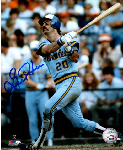 Brewers GORMAN THOMAS Signed 16x20 Photo #9 AUTO - HR Champ - 1982 World Series
