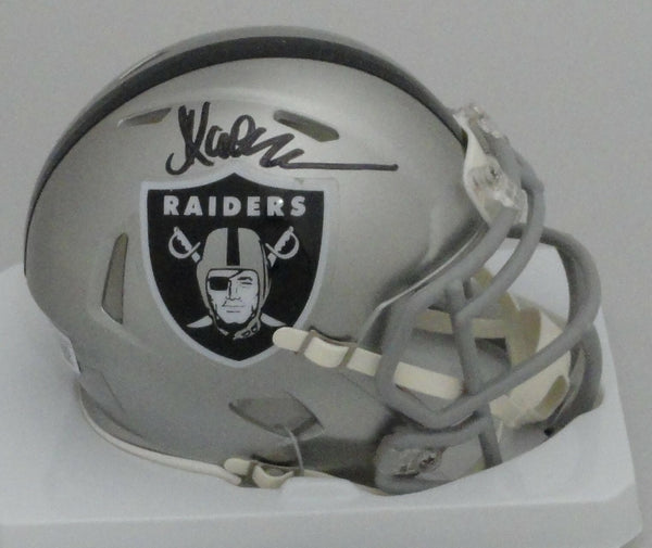 Raiders Hall of Famer MARCUS ALLEN Signed Riddell FLASH Spd Mini Helmet AUTO BAS