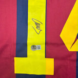 Autographed/Signed Javier Mascherano FC Barcelona Blue Jersey Beckett BAS COA
