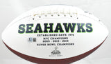 Matt Hasselbeck Autographed Seattle Seahawks Logo Football - Beckett W Hologram