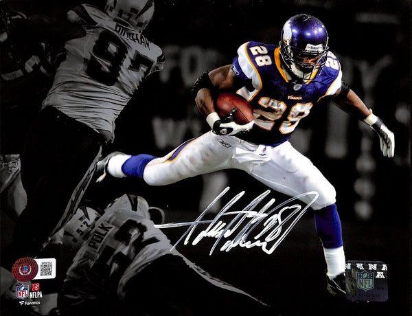 Adrian Peterson Autographed Minnesota Vikings 8x10 Photo Beckett 42533