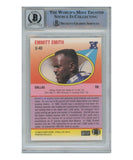 Emmitt Smith Autographed 1990 Fleer U-40 Card Grade 10 Auto Beckett 39412