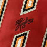 FRAMED Autographed/Signed SHAQUIL BARRETT 33x42 Tampa Bay White Jersey PSA COA