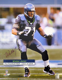 WALTER JONES AUTOGRAPHED FRAMED 16X20 PHOTO SEATTLE SEAHAWKS MCS HOLO 200380