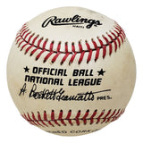 Willie Mays Giants Signed Official National League Baseball JSA YY34401