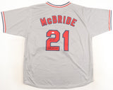Bake McBride Signed St. Louis Cardinals Jersey Inscribed "74 ROY" (JSA COA) O.F.