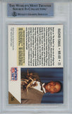 Rocket Ismail Autographed 1991 Pro Set #36 Rookie Card Beckett Slab 42917