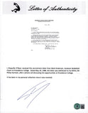 Shaquille O'Neal Authentic Signed 1988 Providence College Recruitment Letter BAS