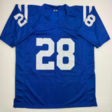Autographed/Signed Jonathan Taylor Indianapolis Blue Jersey JSA COA