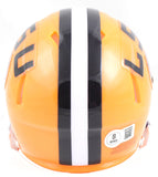 Patrick Peterson Autographed LSU Tigers Speed Mini Helmet - Beckett W Hologram