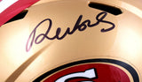 Deebo Samuel Autographed San Francisco 49ers F/S Speed Helmet- Fanatics *Black