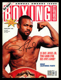 Roy Jones Jr. Autographed Boxing Illustrated Magazine Beckett BAS QR #BK08894