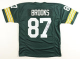 Robert Brooks Signed Green Bay Packers Jersey Inscribed "Lambeau Leap" (JSA) W.R