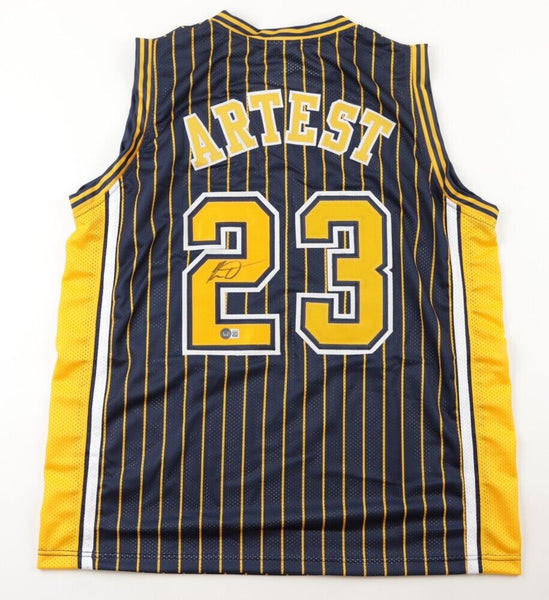 Ron 'Metta World Peace Sandiford' Artest Signed Indiana Pacers Jersey (Beckett)