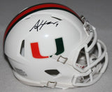 Allen Hurns Signed Miami Hurricanes Mini-Helmet (Schwartz COA)