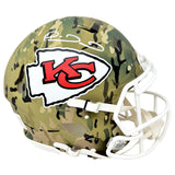 Patrick Mahomes Kansas City Chiefs Signed Camo Speed Authentic Helmet BAS