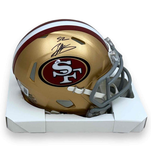 Patrick Willis Autographed Signed 49ers Speed Mini Helmet - Beckett