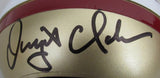 Dwight Clark/Steve Young Signed/Auto 49ers Mini Football Helmet JSA 213102