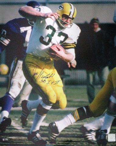 Packers running back JIM GRABOWSKI Signed 16x20 Photo #1 AUTO w/ "SB I & II"