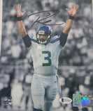 Russell Wilson Autographed 8x10 Seattle Seahawks 8x10 Photo Beckett COA