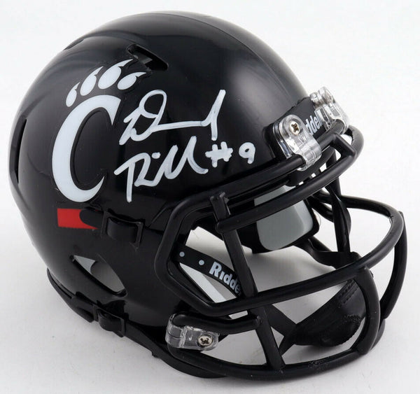 cincinnati bearcats mini football helmet Cinncinati Speed and official paint and decals Cincinnati Bengals Riddell Speed Slate
