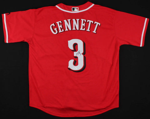Scooter Gennett Signed Cincinnati Reds Jersey (JSA COA) 2018 All Star 2nd Base