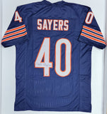 Bears Hall of Famer GALE SAYERS Signed Custom Replica Chicago Jersey AUTO - PSA