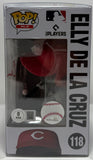 ELLY DE LA CRUZ - Cincinnati Reds - Hand Signed Funko Pop Figure #118 AUTO - BAS