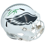 Makai Lemon Autographed Philadelphia Eagles STS Speed Full Size Helmet Beckett