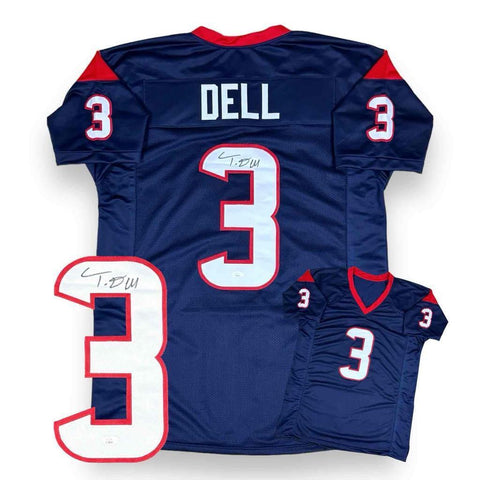 Nathaniel Tank Dell Autographed SIGNED Jersey - Navy - JSA Authenticated