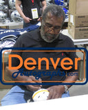 Joe Greene Autographed Pittsburgh Steelers Lunar Mini Helmet Beckett 38881