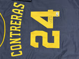 WILLIAM CONTRERAS Signed Custom Replica Navy Jersey - Milwaukee Brewers - BAS