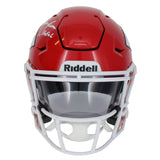 Warren Moon Autographed "HOF '06" Chiefs Speedflex Midi Helmet Beckett