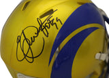 Eric Dickerson Signed Los Angeles Rams Flash Mini Helmet HOF Beckett 36235