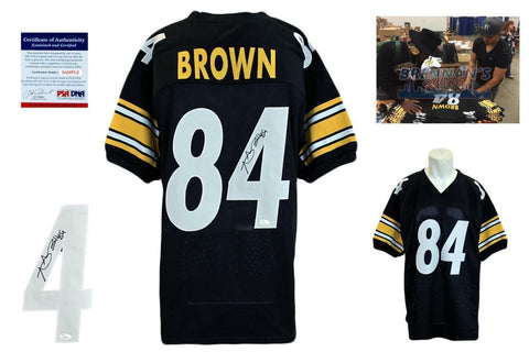 Antonio Brown Autographed SIGNED Jersey - PSA/DNA Authentic - Black