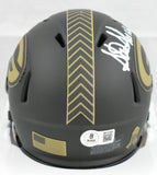 Sterling Sharpe Signed Packers Salute 25 Speed Mini Helmet HOF - Beckett W Holo